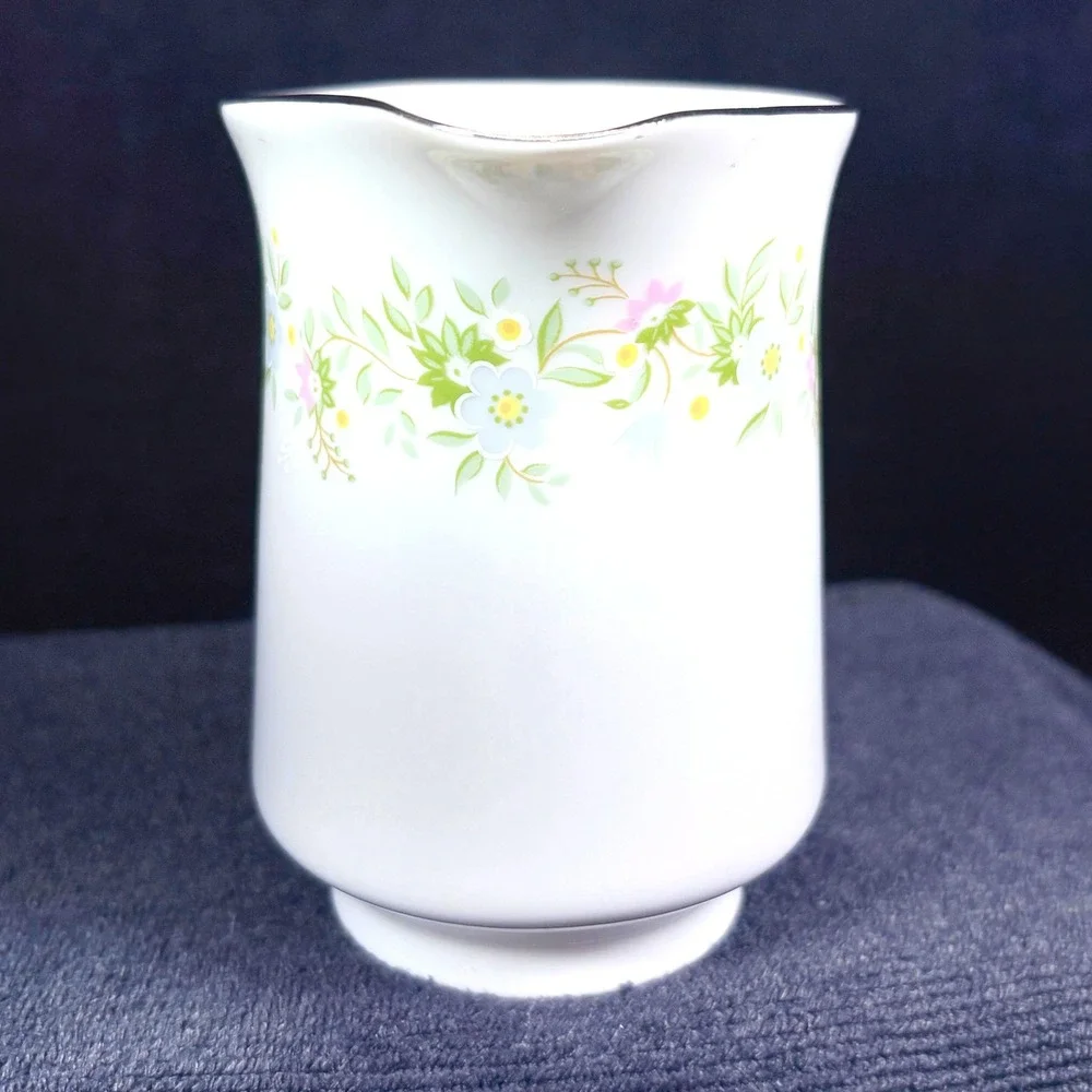 Johann Haviland Bavarian China‎ Forever Spring Creamer & Sugar